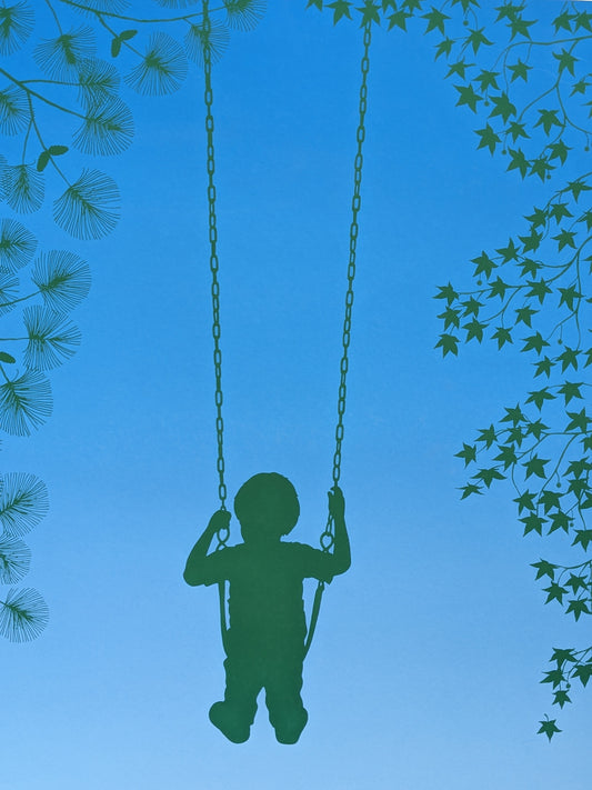 Child on Swing