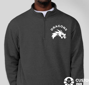 Quarter Zip Gray Sweatshirt