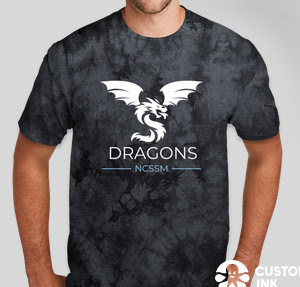 Dragon tie dye t-shirt